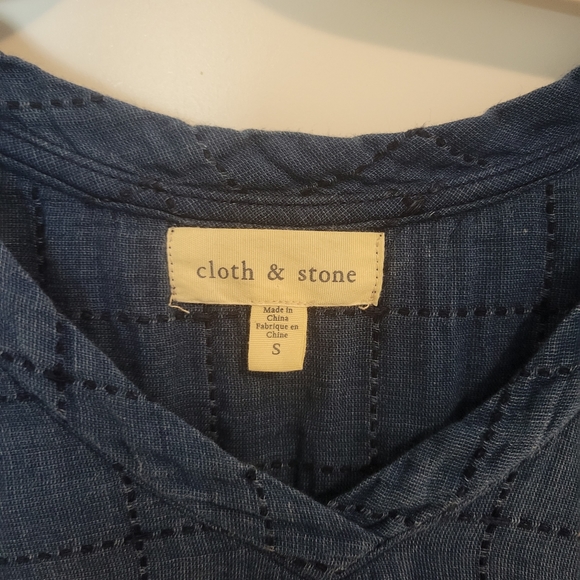 Cloth & Stone Chambray Dress Size Small - Picture 2 of 7